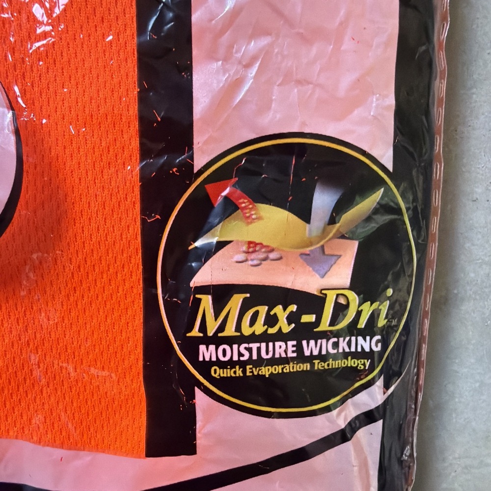 Radians ST11-NPOS-XL Non-Rated Short Sleeve XL Hi-Vis T-Shirt with Max-Dri - Picture 4 of 7